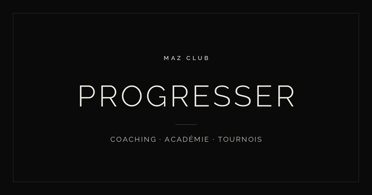 Progresser au MAZ CLUB, El Jadida