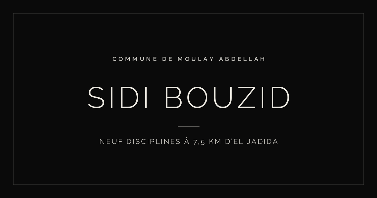 MAZ CLUB à Sidi Bouzid, El Jadida